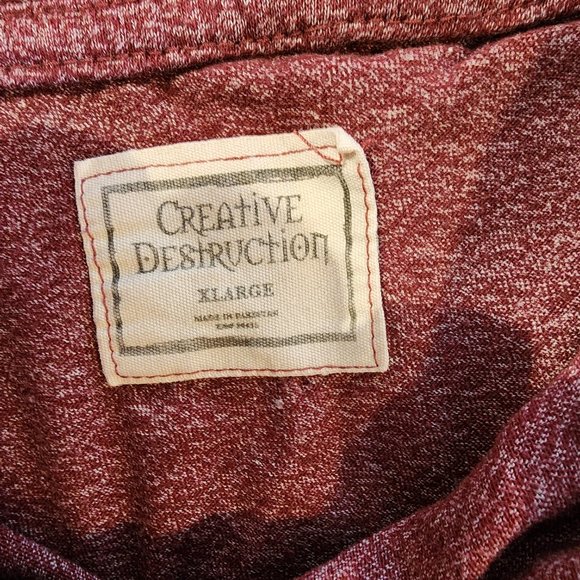 Creative Destruction Dinosaur Hooded Shirt - Picture 3 of 3